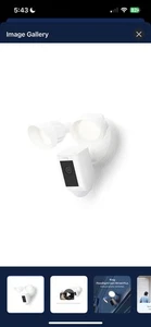 Ring Floodlight Cam Wired Plus Surveillance Camera - White - Picture 1 of 8