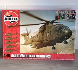 Airfix 1/48 - Augusta Westland Merlin HC3 OPERATION HERRICK AFGHANISTAN Rare  - Picture 1 of 14