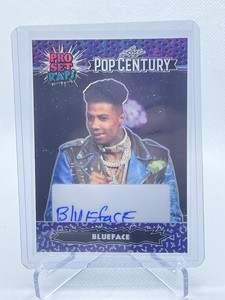 2023 Leaf Metal Pop Century Auto Pro Set Raps Blueface Purple SSP #/20