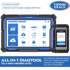 2025 TOPDON Phoenix Smart Ultra OBD2 Vehicle Diagnostic Scanner Programming Tool - Picture 1 of 22
