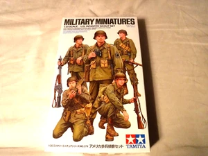 1/35 Tamiya 5 US GI's Infantry Scout Set w/ Insignia Decals # 35379 - Picture 1 of 2