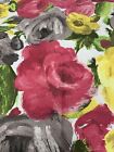Renoir Sandown & Bourne Designer Screen Printed Fabric Floral 106x144cm A68 O452