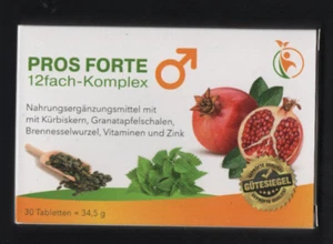 2x x 30 TABLETTEN Pros forte 12 fach-Komplex Nahrungsergänzung,Kürbiskern, Zink - Bild 1 von 4