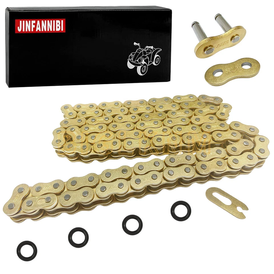 520 X-Ring Drive Chain & Connecting Master Link for BMW F650GS, Hyosung GT250R - Изображение 1 из 4