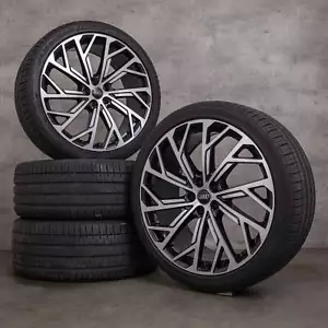 Llantas Audi A8 S8 21 pulgadas 4N D5 llantas de verano 4N0601025AF negro - Imagen 1 de 5
