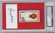 Bruce Sutter St Louis Cardinal 2014 HA PSA DNA Auto 9 HOF 6t All-Star 82 WS Chmp