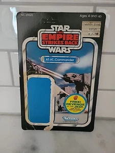 Star Wars ESB Toltoys AT-AT COMMANDER vintage 48 card back Only - Picture 1 of 2