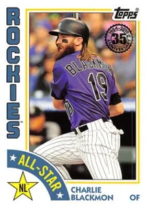 2019 Topps 1984 #84AS-CB Charlie Blackmon Colorado Rockies 💥⚾💥 - Picture 1 of 3