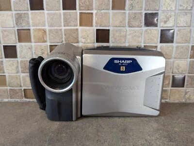 SHARP VL-A111U VIEWCAM 8MM CAMCORDER VCR A/V CONVERSION 8MM CAMERA C4-2(40) - Image 1 of 4