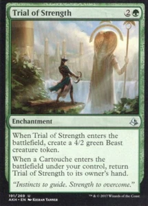 TRIAL OF STRENGTH 191/269 AMONKHET MTG MAGIC NM - Picture 1 of 1