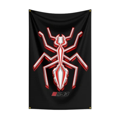 Marc Marquez Motorcycle Racer 93 Fans Flag Banner Tapestry Wall Room Décor 3x5Ft - Image 1 of 4