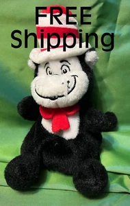 USED Aurora Dr Seuss - Cat In The Hat Play Pal 5-7 " Plush Toy (Plastic Pellets) - Picture 1 of 11