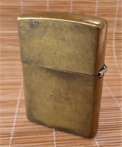 Brass zippo lighter, 60 year anniversary issue, 1932 to 1992. In working order.