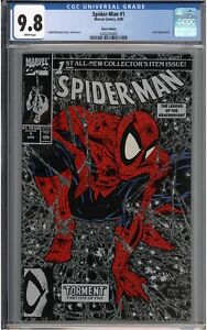 Spider-Man #1 CGC 9.8 NM/MT Silver Variant Lizard Appearance WHITE PAGES