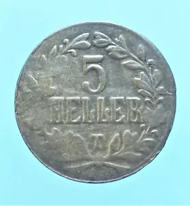GERMAN EAST AFRICA GUGLIELMO II 5 HELLER 1916 MONETE DA COLLEZIONE OTTONE COIN - Foto 1 di 2