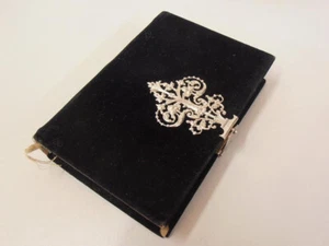 Top Erhaltung, schönes evangelisches Gesangbuch, Samt, besondere Schließe, 1895 - Bild 1 von 7