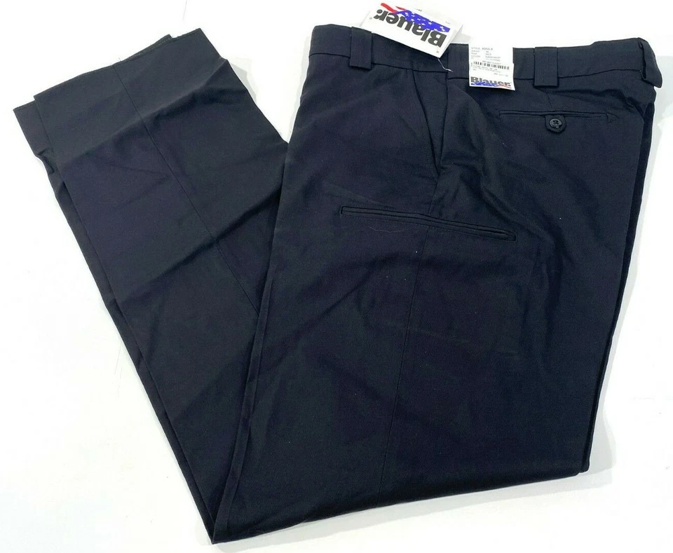 46x36 MENS BLAUER BDU RIPSTOP TACTICAL PANTS 8830 DARK NAVY 46x36 UNHEMMED