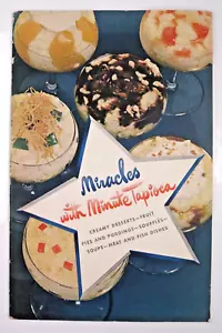 1948 Miracles with Minute Tapioca - Vintage Tapioca Recipe Book - Picture 1 of 7