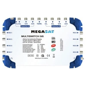 Megasat Multi-Switch 9/8 Multi-Interruttore Diseqc Switch Quad LNB Adatto - Bild 1 von 2