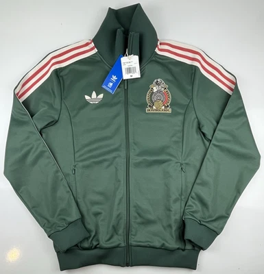 Chaqueta de Pista Adidas Originales México Beckenbauer Verde IU2175 Talla Mediana Nueva con Etiquetas Foto 1 de 4