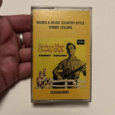 Tommy Collins - Words and Music Country Style. Cassette. Stetson. UK. - Image 1 of 4
