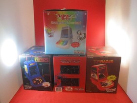 4 Colecovision Tabletop Arcade Games Frenzy Rainbow Brite Berzerk Top Racer