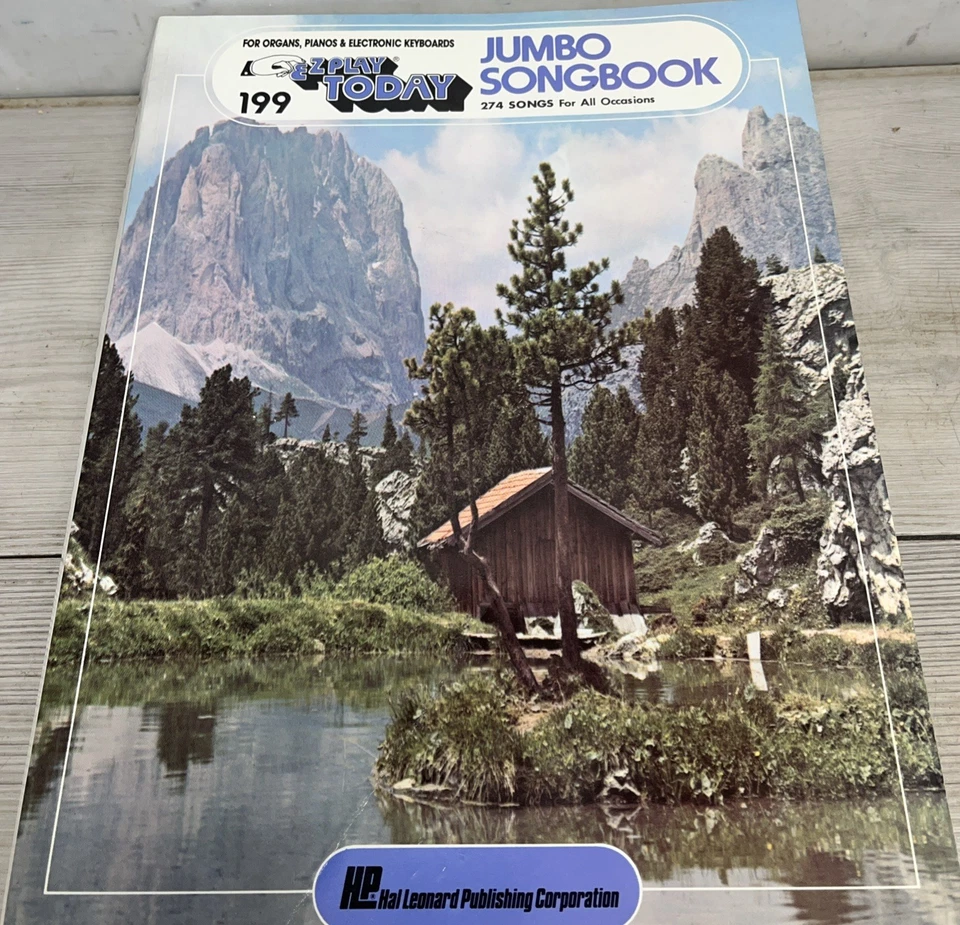 EZ Play Today Jumbo Cancionero Hal Leonard 1977 Piano Órgano 274 Canciones Partituras Foto 1 de 4