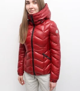 Giubbotto piumino trapuntato donna MONCLER Badete con cappuccio RARO taglia 00 ~XS - Foto 1 di 13