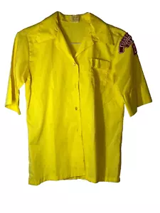 Camisa Uniforme Amarilla BSA Oficial Cub Scout Mangas Cortas con Parche Talla 34 CR-150 - Imagen 1 de 10