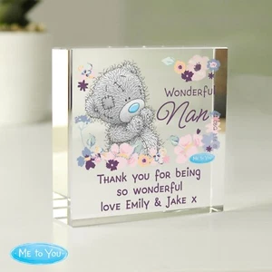 Personalised Me to You Wonderful Nan Crystal Token - Mother's Day Gift - Picture 1 of 6