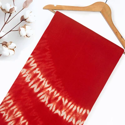 BY The Yard Soft 100% Cotton Sewing Fabric Tie Dye Shibori Lightweight Fabric - Image 1 of 4