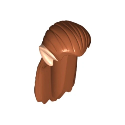 LEGO - Minifigura, Pelo Largo Lacto con Orejas de Elfo -- ¡ELIGE TU COLOR!! Foto 1 de 1