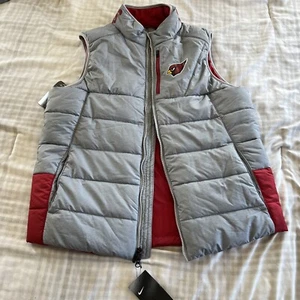 Arizona Nike Cardinals NFL Football Insulated Puffer Vest Jacket - Men's Large - Picture 1 of 7