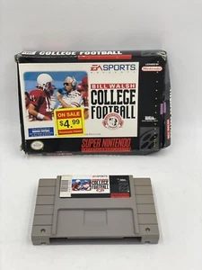 Bill Walsh College Football (Super Nintendo Entertainment System, 1994) SNES - Foto 1 di 15
