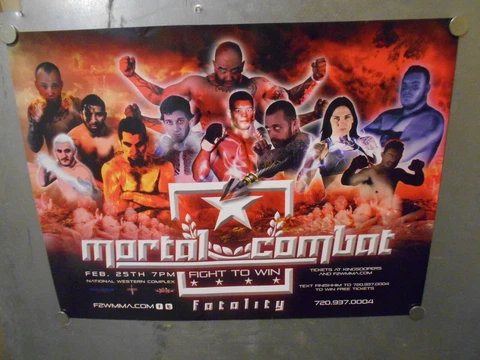Mortal Combat Fight to Win MMA Poster 24 x 18 Cover
