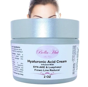 BELLAHUT HYALURONIC ACID CREAM MOISTURIZER - FROWN LINE REDUCER - Picture 1 of 9