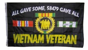 3x5 Vietnam vétéran All Gave Some 58479 Gave All Military Bannière Drapeau États-Unis 5x3