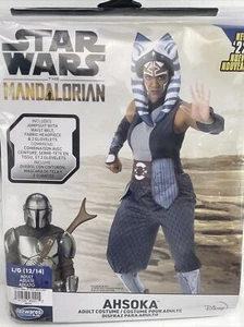 Ahsoka Costume Adult Size L 12/14 Mandalorian Star Wars Halloween New Disney - Picture 1 of 5