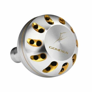 Aluminium Silber Gold Power Knob Okuma, Quantum, Penn, Daiwa, Shimano Griff 45 mm - Bild 1 von 10