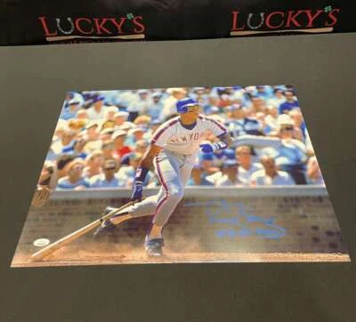 Darryl Strawberry Signed Autographed 16x20 Photo w/ 83 NL ROY JSA COA Mets - Image 1 of 4