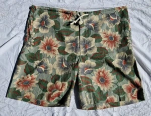 Polo Ralph Lauren Shorts Mens Large Cotton/Linen Floral Vintage Drawstring 41381 - Picture 1 of 7