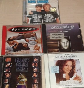 Movie TV Soundtrack 5 CD Lot box set Friends Grammys best friends wedding wolves - Picture 1 of 2