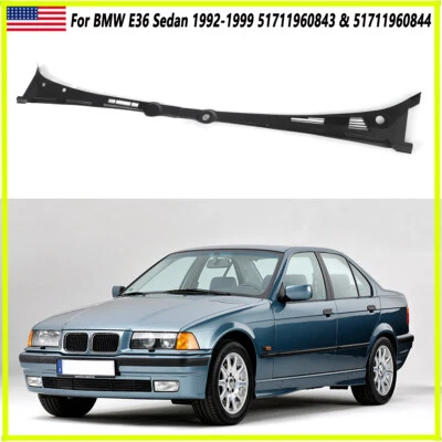 For BMW E36 318i 325i 328i M3 4DR Left & Right Side Windshield Cowl Cover Set Foto 1 de 4