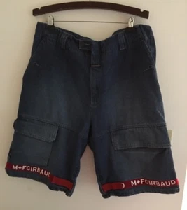 Vintage Marithe Francois Girbaud Blue Denim Shuttle Tape Shorts Rap Hiphop Gr. 40 - Bild 1 von 9