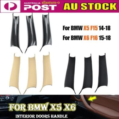 Interior Door Handle Pull Protective Cover fit for BMW X5 F15 X6 F16 2014-2018 - image 1 of 4