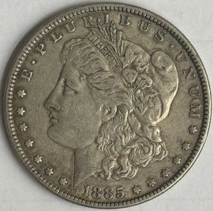 1885 MORGAN SILBER DOLLAR MÜNZE - Bild 1 von 2
