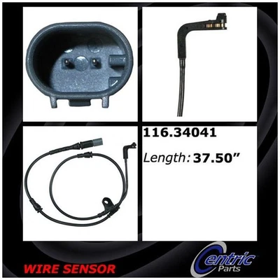 Cable sensor pastillas freno centric Parts 116.34041 para BMW X5 X6 07-10 Foto 1 de 4