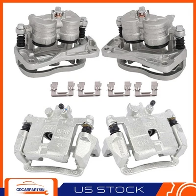 Juego de 4 pinzas de freno delanteras y traseras con soporte para Saab 9-2X 2005-2006 Foto 1 de 4