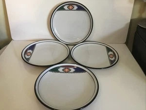 (4) ~ Noritake Steinzeug Japan Kachina 8458 Salatteller 8 1/8" ~ Santa Fe Azteken - Bild 1 von 6
