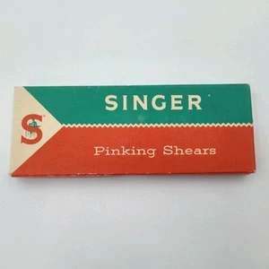 ✅✂️Singer Pinking Shears C848 Sewing Display VTG Stainless Steel Scissors📸SEE📏 - Picture 1 of 24